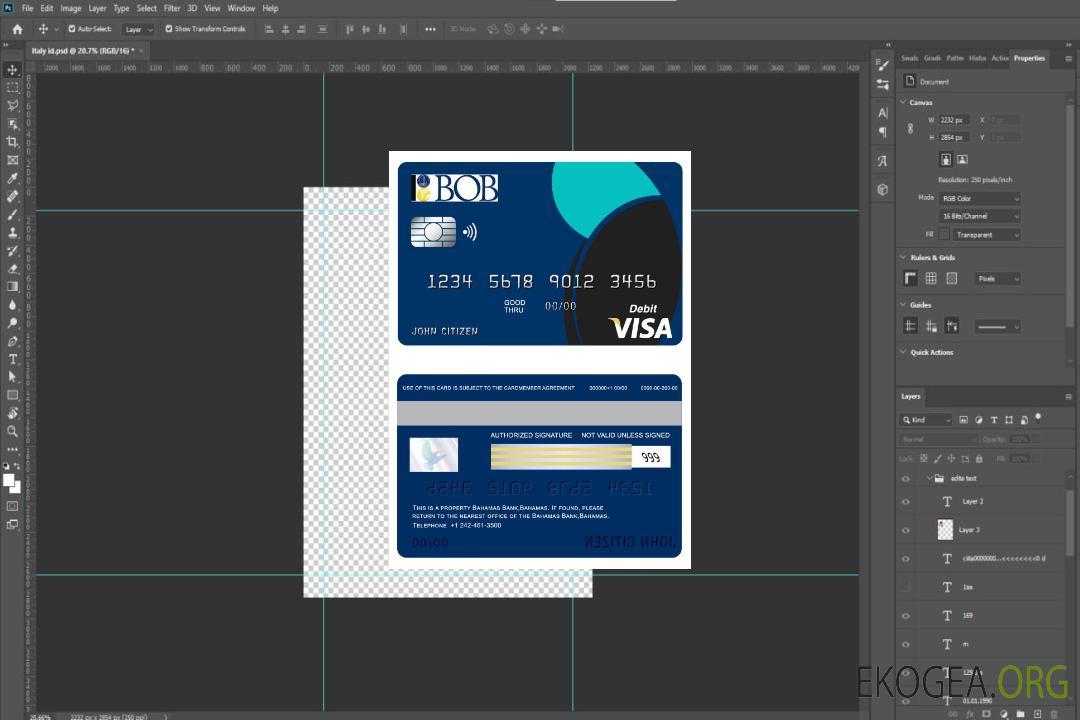 Banque des Bahamas de la carte visa des Bahamas template Banque des Bahamas de la carte visa des Bahamas template